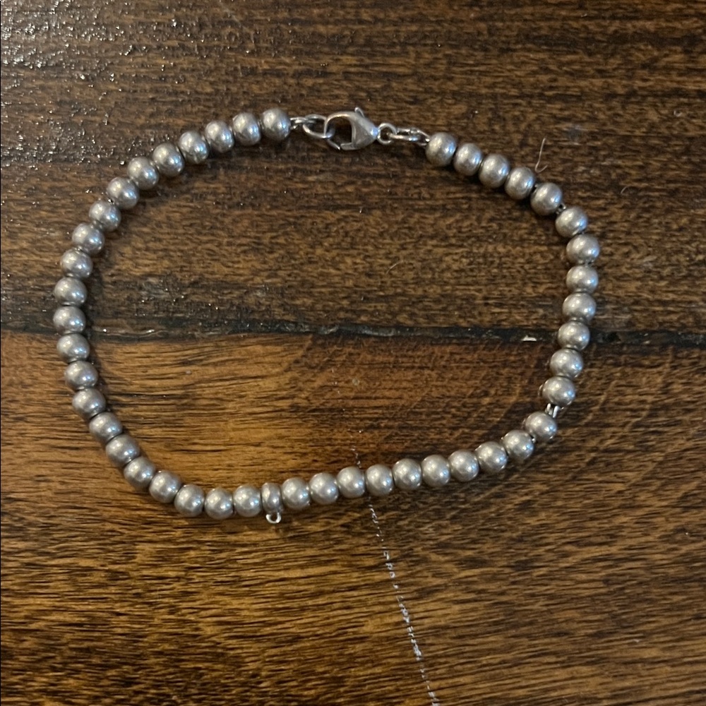Tiffany Elegant Silver Beaded Bracelet